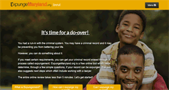 Desktop Screenshot of expungemaryland.org
